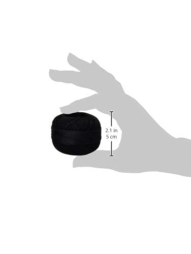 LIZBETH Handy Hands Lizbeth Cordonnet Cotton Size 20-Black - Image 2